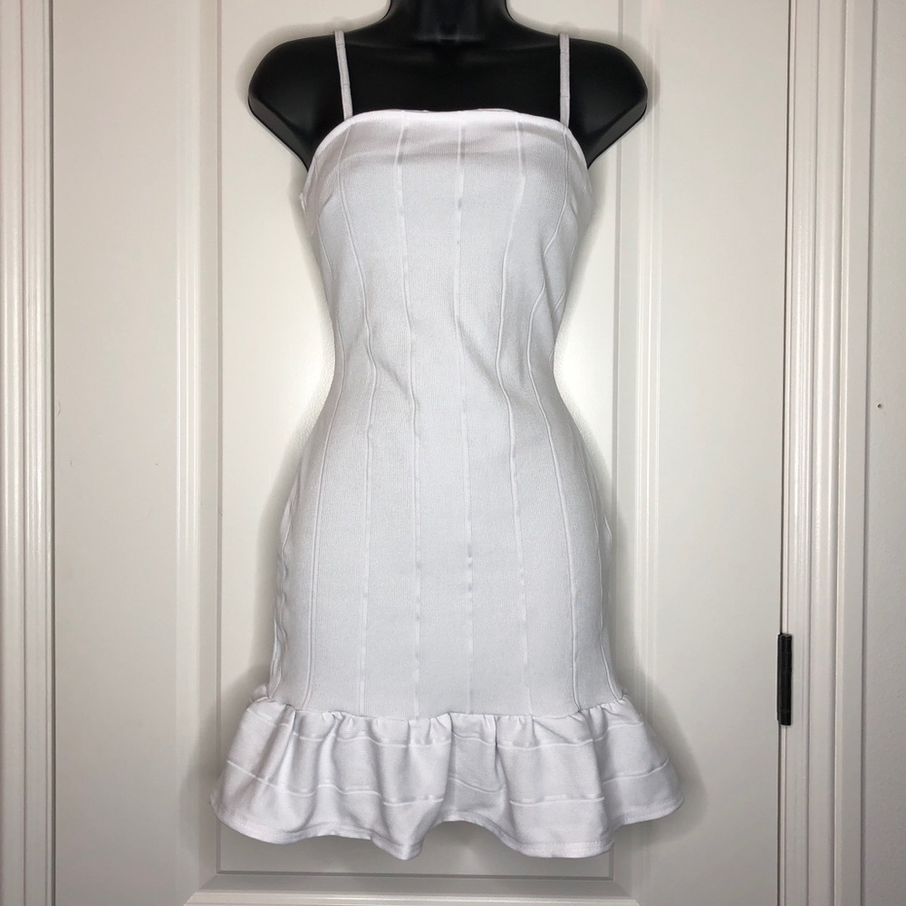 In The Style White Babydoll Dress